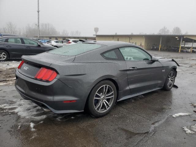 1FA6P8CF2F5301505 - 2015 FORD MUSTANG GT GRAY photo 3