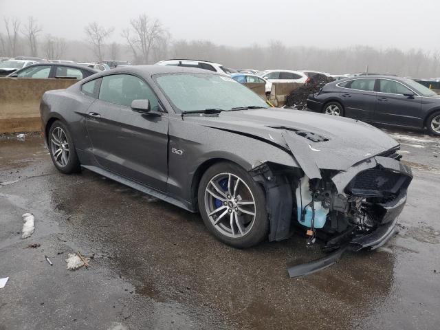 1FA6P8CF2F5301505 - 2015 FORD MUSTANG GT GRAY photo 4