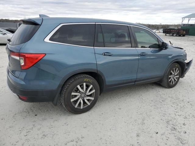 5FNYF5H53LB026774 - 2020 HONDA PILOT EXL BLUE photo 3