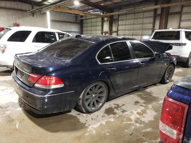 WBAHL83516DT00743 - 2006 BMW 750 I BLUE photo 3