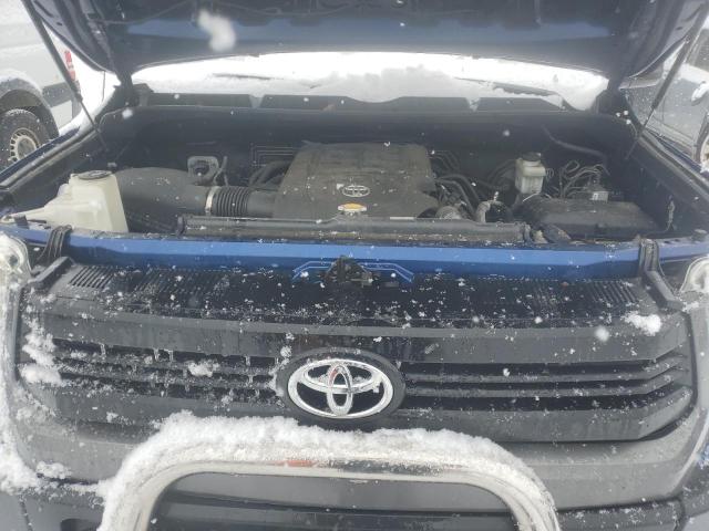 5TFUM5F12EX058032 - 2014 TOYOTA TUNDRA DOUBLE CAB SR/SR5 BLUE photo 11