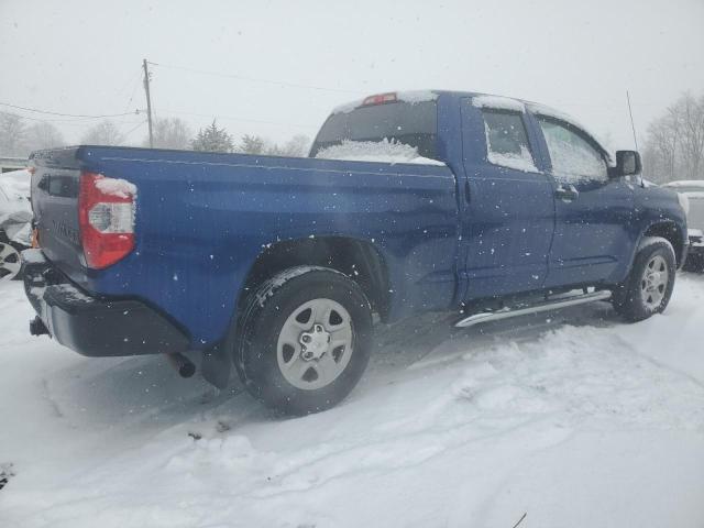 5TFUM5F12EX058032 - 2014 TOYOTA TUNDRA DOUBLE CAB SR/SR5 BLUE photo 3