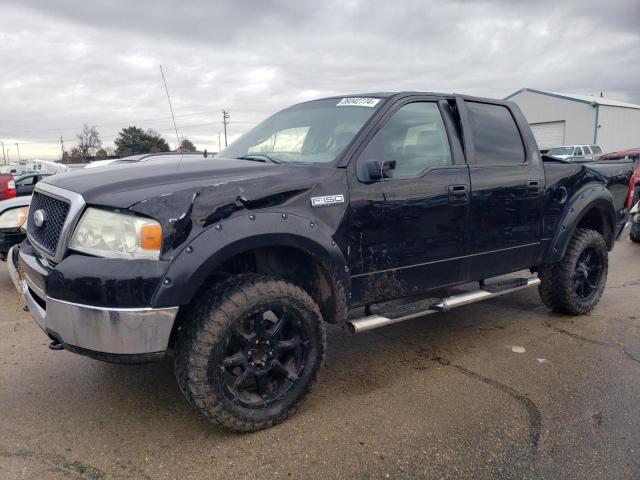 1FTPW14528FB13885 - 2008 FORD F150 SUPERCREW BLACK photo 1