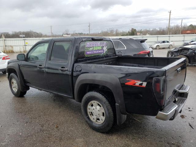 1GCDS13E278193319 - 2007 CHEVROLET COLORADO BLACK photo 2