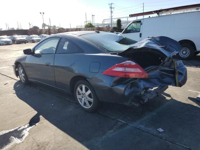 1HGCM82795A011494 - 2005 HONDA ACCORD EX BLUE photo 2