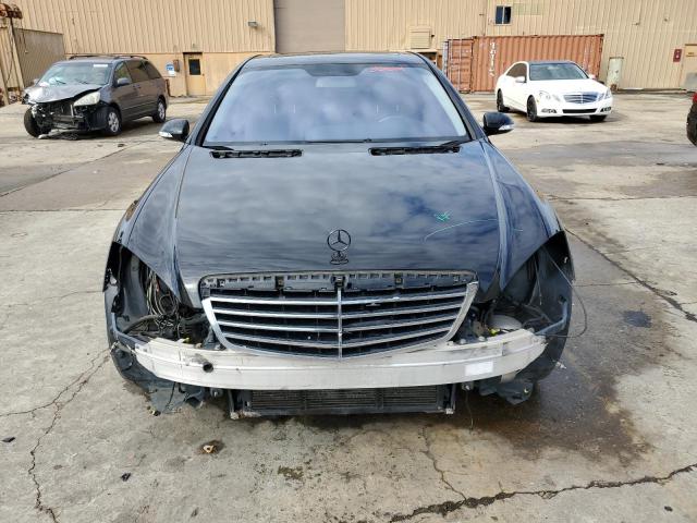 WDDNG71X87A090157 - 2007 MERCEDES-BENZ S 550 BLACK photo 5