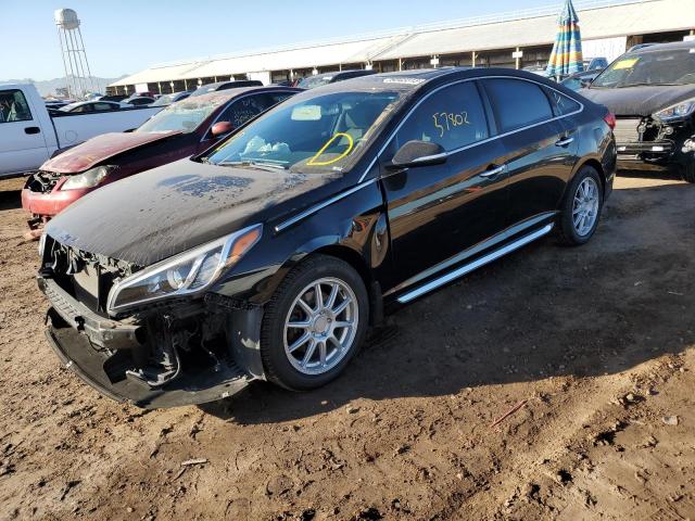 5NPE34AF0HH499596 - 2017 HYUNDAI SONATA SPORT Schwarz Foto 1