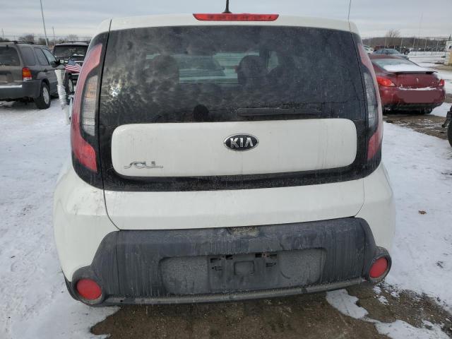 KNDJN2A27G7360563 - 2016 KIA SOUL WHITE photo 6