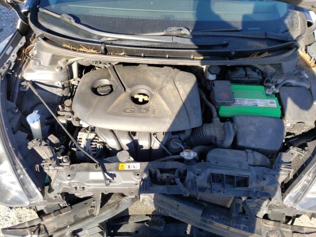 KMHD35LH1HU353998 - 2017 HYUNDAI ELANTRA GT GRAY photo 11