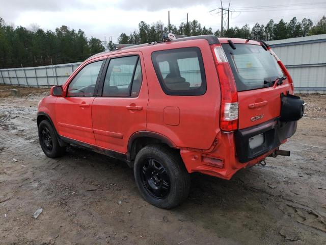 SHSRD68586U402673 - 2006 HONDA CR-V LX RED photo 2