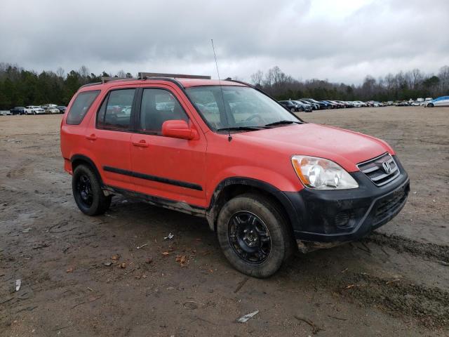 SHSRD68586U402673 - 2006 HONDA CR-V LX RED photo 4