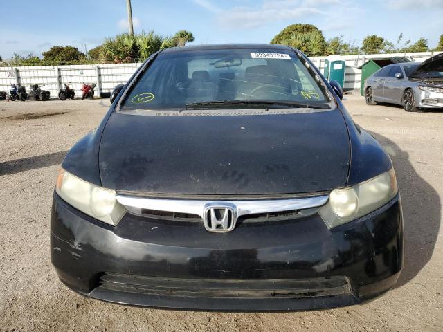 1HGFA16877L111519 - 2007 HONDA CIVIC EX BLACK photo 5