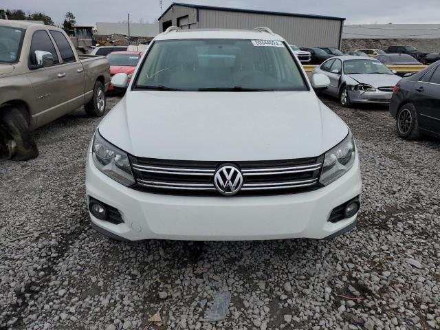 WVGAV3AX2EW608587 - 2014 VOLKSWAGEN TIGUAN S WHITE photo 5