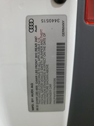 WAUP4AF51PA010095 - 2023 AUDI S5 PREMIUM PLUS თეთრი ფოტო 12