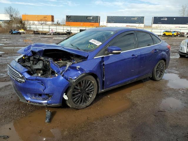 1FADP3J26FL373507 - 2015 FORD FOCUS TITANIUM BLUE photo 1