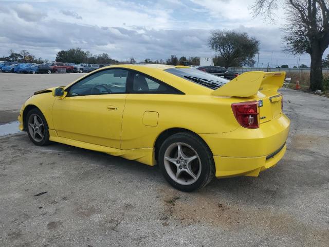 JTDDY32T030068578 - 2003 TOYOTA CELICA GT-S YELLOW photo 2