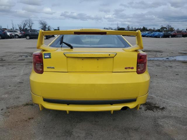 JTDDY32T030068578 - 2003 TOYOTA CELICA GT-S YELLOW photo 6