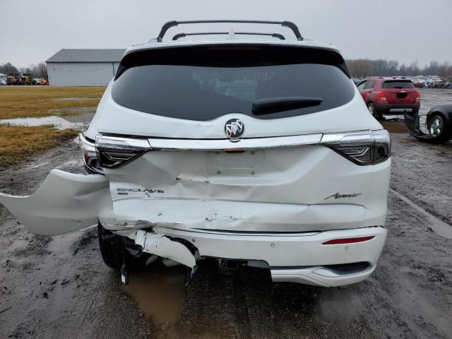 5GAEVCKW2NJ129354 - 2022 BUICK ENCLAVE AVENIR WHITE photo 6