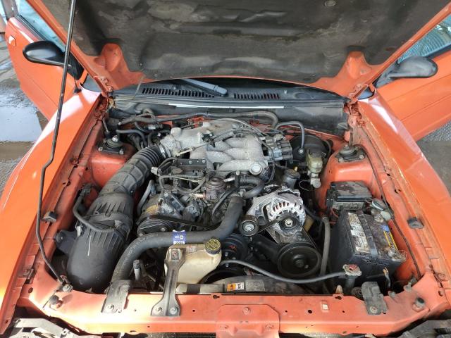 1FAFP44614F207114 - 2004 FORD MUSTANG ORANGE photo 11