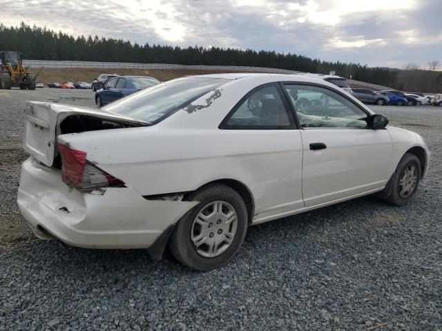 1HGEM22591L084013 - 2001 HONDA CIVIC LX WHITE photo 3