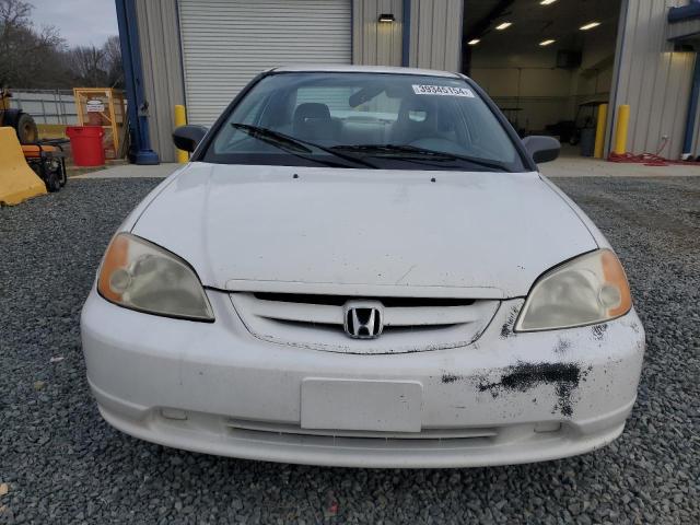 1HGEM22591L084013 - 2001 HONDA CIVIC LX WHITE photo 5