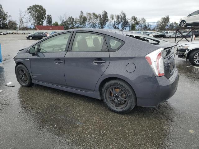 JTDKN3DU0E0391392 - 2014 TOYOTA PRIUS GRAY photo 2