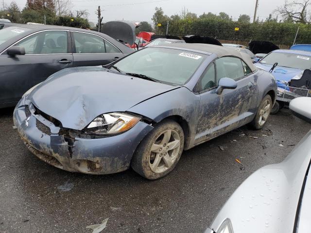 4A3AL25F17E054650 - 2007 MITSUBISHI ECLIPSE SPYDER GS BLUE photo 1