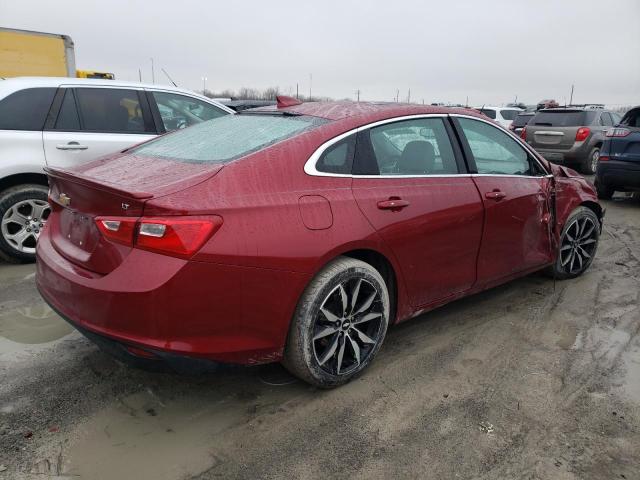 1G1ZD5ST8JF157122 - 2018 CHEVROLET MALIBU LT MAROON photo 3