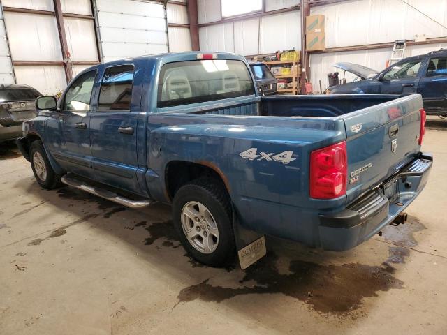 1D7HW48N15S187470 - 2005 DODGE DAKOTA QUAD SLT BLUE photo 2