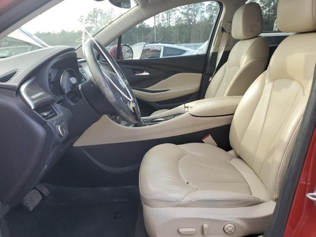 LRBFXCSA1LD016037 - 2020 BUICK ENVISION ESSENCE RED photo 7