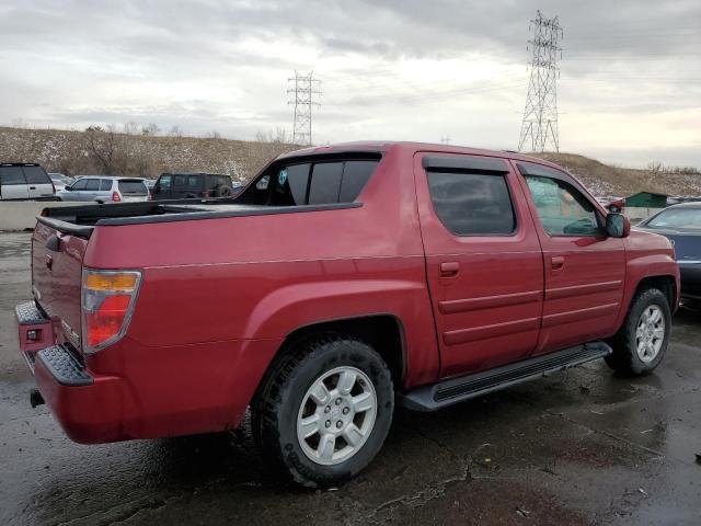 2HJYK16596H531770 - 2006 HONDA RIDGELINE RTL RED photo 3