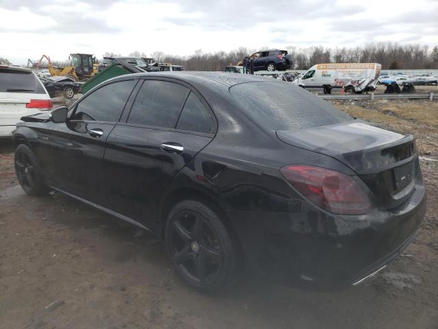 55SWF4KB8FU009228 - 2015 MERCEDES-BENZ C 300 4MAT BLACK photo 2