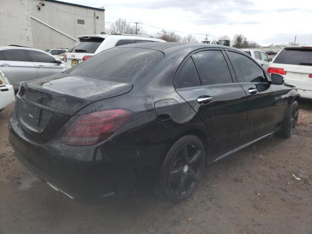 55SWF4KB8FU009228 - 2015 MERCEDES-BENZ C 300 4MAT BLACK photo 3