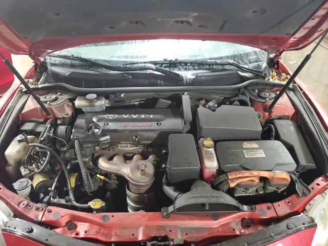 4T1BB46K98U057526 - 2008 TOYOTA CAMRY HYBRID RED photo 11