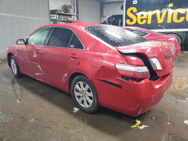 4T1BB46K98U057526 - 2008 TOYOTA CAMRY HYBRID RED photo 2