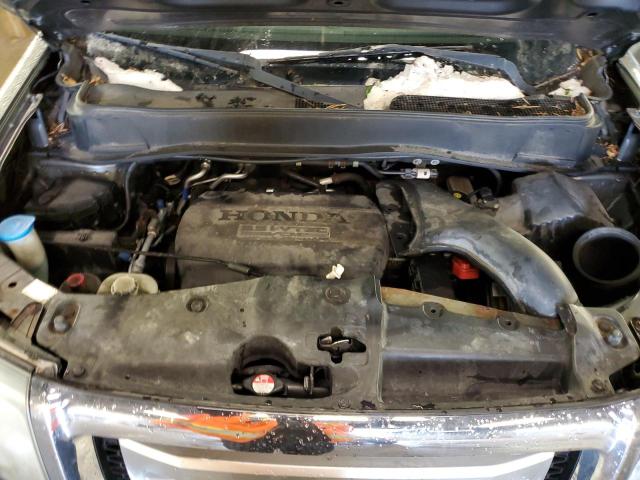 5FNYF4H53BB065907 - 2011 HONDA PILOT EXL GRAY photo 12