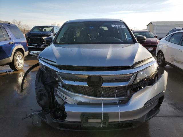 5FNYF5H16KB035397 - 2019 HONDA PILOT LX SILVER photo 5