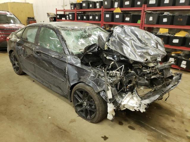 2HGFE2F52PH508262 - 2023 HONDA CIVIC SPORT GRAY photo 4