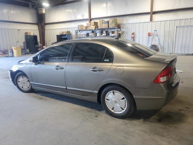 JHMFA36217S018313 - 2007 HONDA CIVIC HYBRID GRAY photo 2