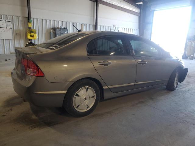 JHMFA36217S018313 - 2007 HONDA CIVIC HYBRID GRAY photo 3