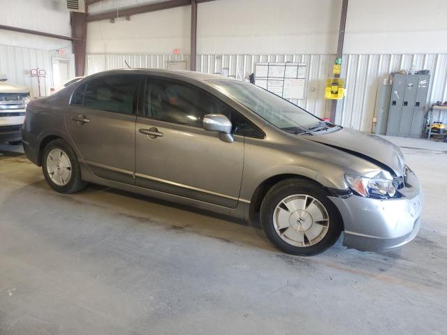 JHMFA36217S018313 - 2007 HONDA CIVIC HYBRID GRAY photo 4