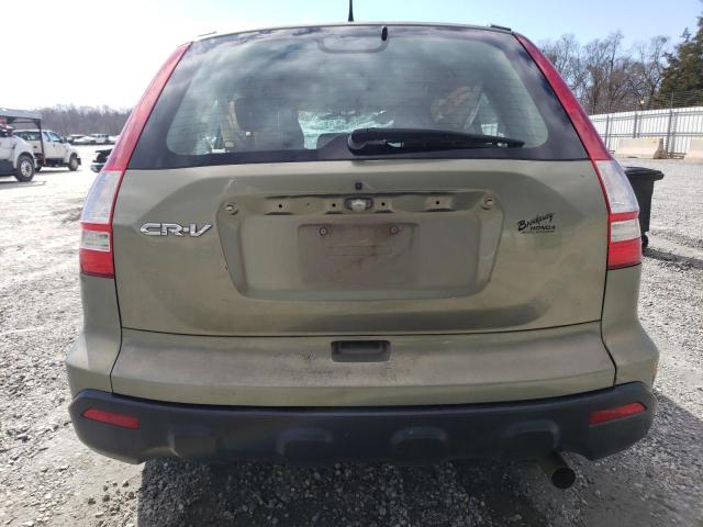 5J6RE38377L001366 - 2007 HONDA CR-V LX GREEN photo 6