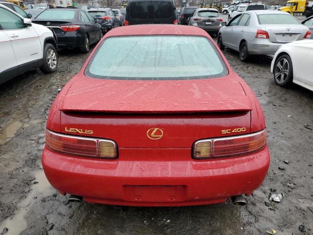 JT8CH32YXX1002433 - 1999 LEXUS SC 400 RED photo 6