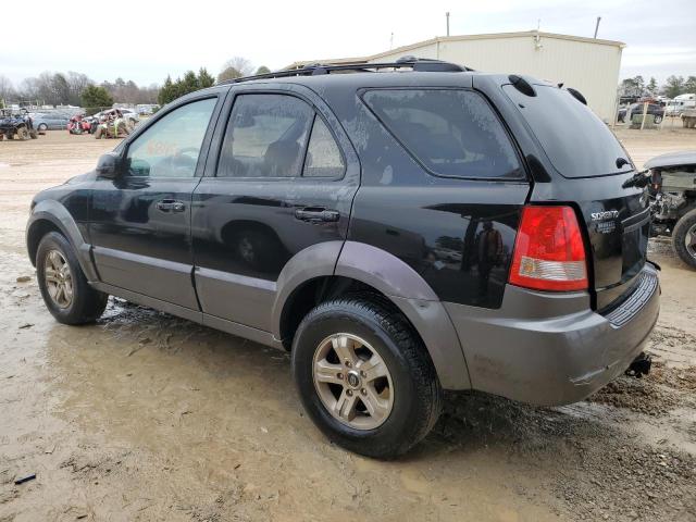 KNDJD733055431682 - 2005 KIA SORENTO EX BLACK photo 2