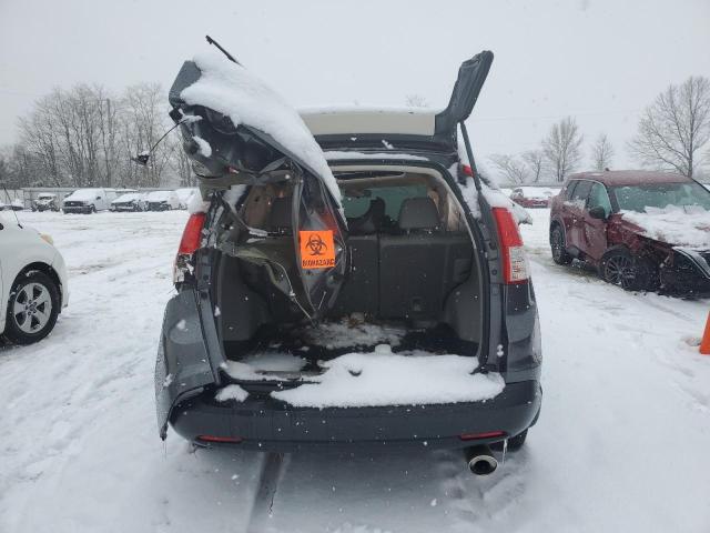 2HKRM4H79DH606443 - 2013 HONDA CR-V EXL GRAY photo 6