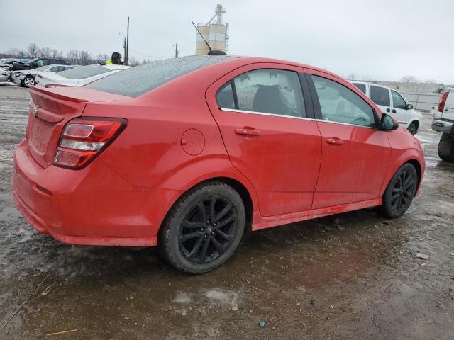 1G1JD5SH8H4139265 - 2017 CHEVROLET SONIC LT RED photo 3