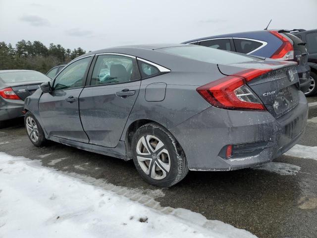 2HGFC2F57JH510036 - 2018 HONDA CIVIC LX GRAY photo 2