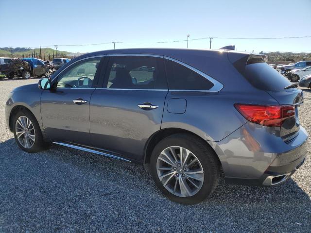 5J8YD3H53JL003808 - 2018 ACURA MDX TECHNOLOGY GRAY photo 2