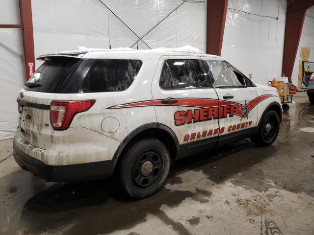 1FM5K8AR8HGC67140 - 2017 FORD EXPLORER POLICE INTERCEPTOR WHITE photo 3