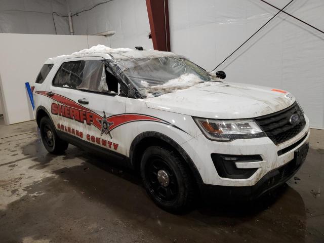 1FM5K8AR8HGC67140 - 2017 FORD EXPLORER POLICE INTERCEPTOR თეთრი ფოტო 4